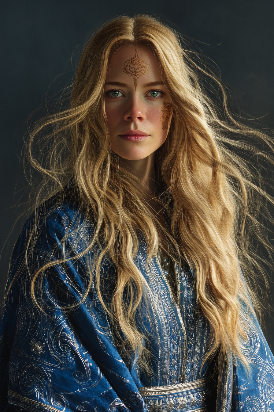 Official portrait of guild founder Nellandra Skymantle