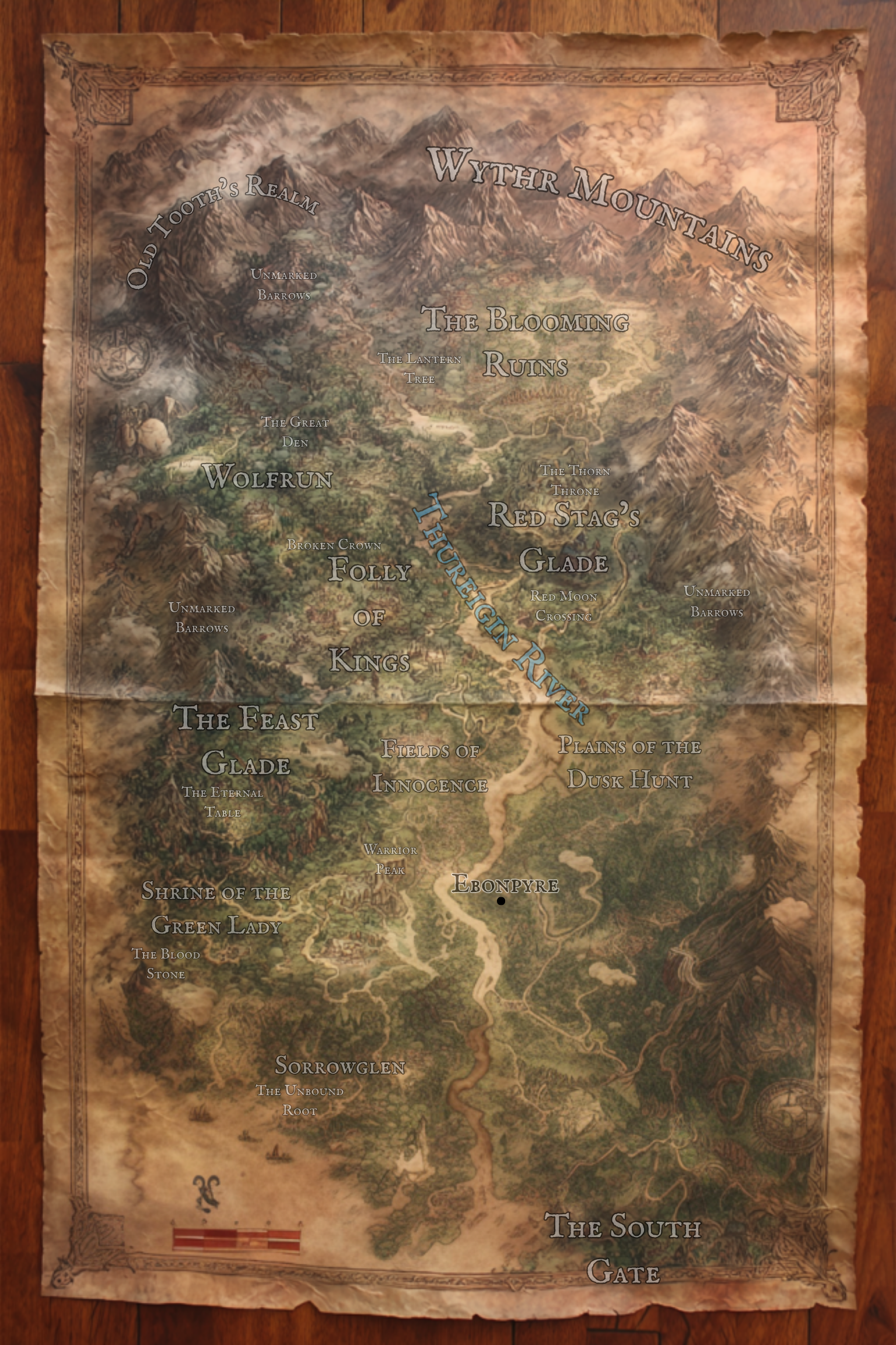 The World full kingswood map from silvercrest champions' guild