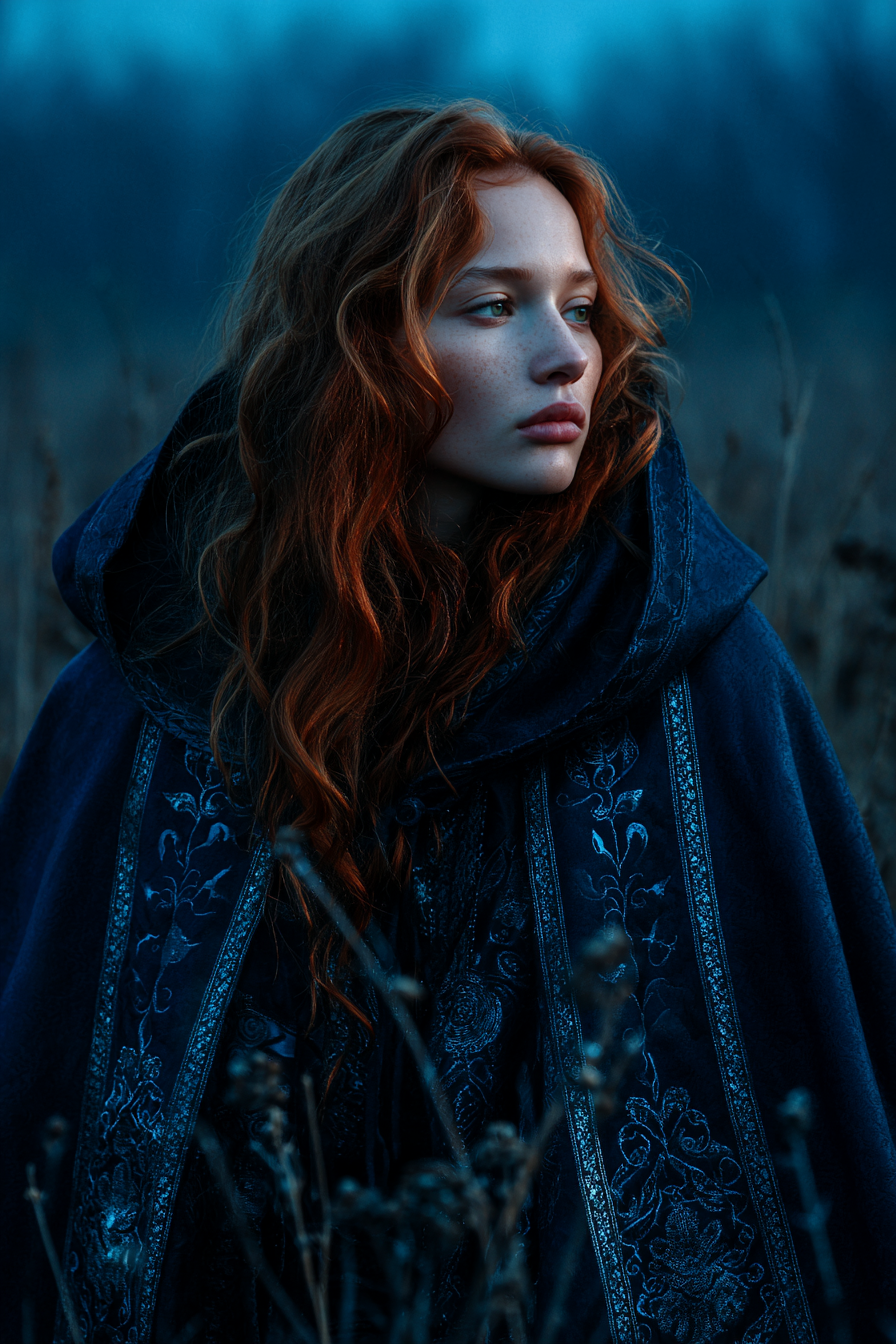 Rosie Ilverum - Silvercrest Champions' Guild Protagonist Portrait, Teenage Warrior in Misty Field of Emotional Turmoil