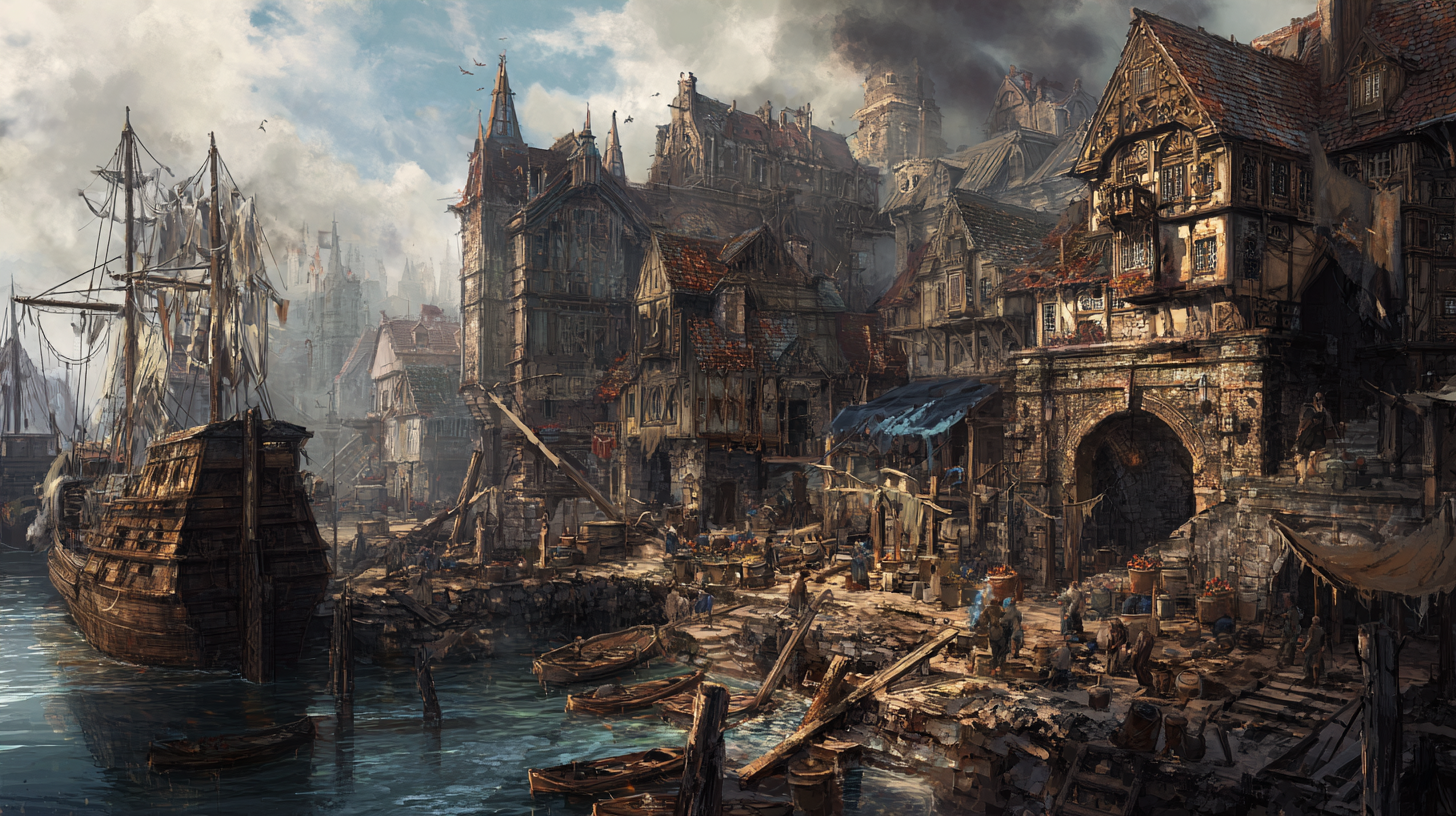 saltreach docks in the city of silvercrest