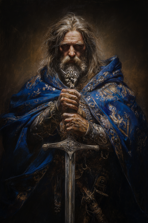 Official Guild Portrait of Silvercrest Champions' Guild champion Volkart Dracthorne